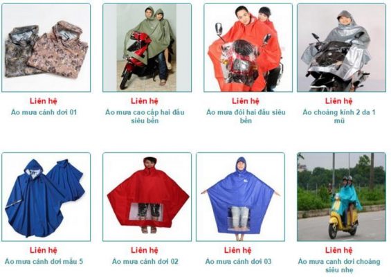 Báo giá sản xuất áo mưa theo yêu cầu tại Hà Nội chuẩn nhất